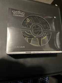 Pokemon TCG Sword Shield Zacian ETB Elite Trainer Box New Sealed - Image 1