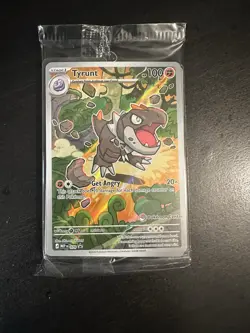 Pokemon TCG Tyrunt 070 Black Star Promo Pokemon Center Stamped Sealed - Image 1