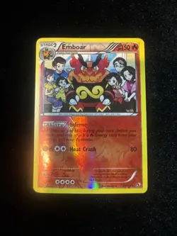 Emboar 27/113 Legendary Treasures Reverse Holo Rare 2013 Pokemon LP - Image 1