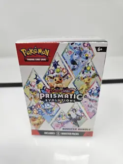 Pokemon TCG Scarlet & Violet Prismatic Evolutions Booster Bundle - SEALED - Image 1