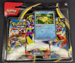 Pokemon Mega Evolution 3 Pack Blister | Psyduck Promo | Factory Sealed ME01 - Image 2