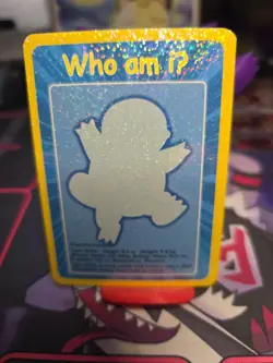 Pokemon Funskool Who Am I Squirtle 007 NM Holo - Image 2