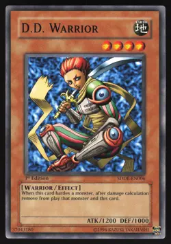 D.D. Warrior - SDDE-EN006 - Common - 1st Edition Yugioh - Image 1