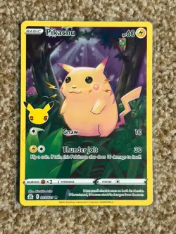Pokemon Pikachu Celebrations Full Art Card 005/025 - Image 1
