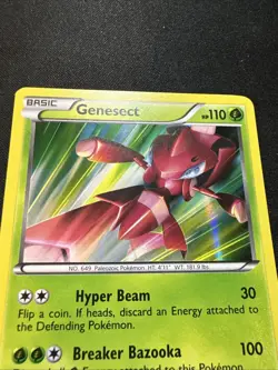Genesect- Black & White Black Star Promo Holo Pokemon Card #BW99 - Image 2
