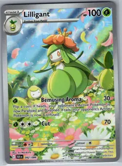 Lilligant 092/086 SV: Black Bolt - Pokemon Card - NM - Image 1