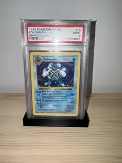 PSA 9 Pokemon TCG Card SHADOWLESS Poliwrath 13/102 Base Set Holo Rare Mint - Image 2