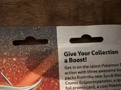 Pokemon Sun & Moon Cosmic Eclipse 3 Pack Blister Booster Sealed Celebi Promo Tcg - Image 4