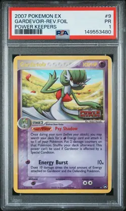 PSA 1 2007 Pokemon EX Power Keepers Gardevoir REVERSE Holo Foil Rare 9/108 - Image 1