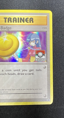 Gym Badge (Sabrina) XY208 2017 Pokemon League Exclusive Black Star Holo XY Promo - Image 5