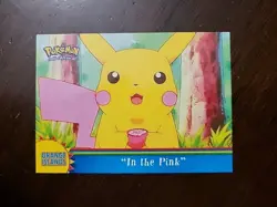 NM! Pokemon Topps "In The Pink" OR5 Orange Islands Blue Logo - Image 1
