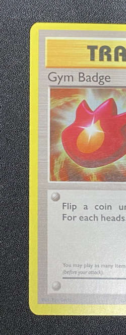 Gym Badge (Blaine) XY209 2017 Pokemon League Exclusive Black Star Holo XY Promo - Image 3