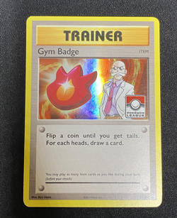 Gym Badge (Blaine) XY209 2017 Pokemon League Exclusive Black Star Holo XY Promo - Image 4
