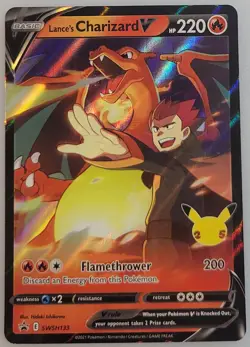 Lance's Charizard V SWSH133 Pokemon SWSH: Sword & Shield Promo Cards Holo NM - Image 1