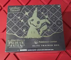 Pokemon Center Exclusive Paldean Fates ETB Elite Trainer Box Sealed & New - Image 1