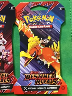 4x Pokemon TCG Scarlet & Violet Destined Rivals Sleeved Packs BRAND NEW Art Set - Image 5