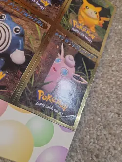 1999 Pokemon Cards Nintendo Trading Hasbro Toy Wishes Magazine Set Of 4 UNCUT - Image 3