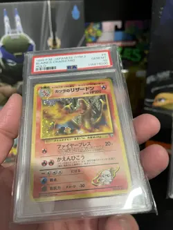 Pokemon Blaine's Charizard Gym 2 Japanese Holo Rare #006 PSA 10 Gem Mint. Swirl - Image 4