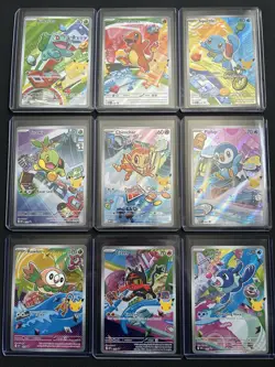 Pokemon First Partner Illustration 30th Collection Complete Promo Set - 9 Cards - Image 1