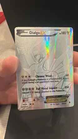 Dialga EX (Full Art) Secret Rare 122/119 Holo - 2014 Pokemon - LP/MP - Image 4