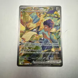 Pokemon TCG Hop's Zacian EX Holo Card 186/159 Sv09: Pokemon Journey Together - Image 1