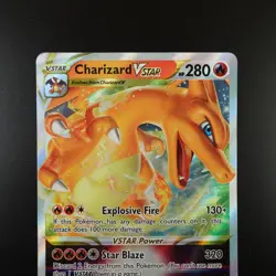 Charizard VSTAR 019/159 Pokemon Crown Zenith Holo Full Art Card - Image 2