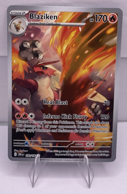 Blaziken 192/182 Destined Rivals Illustration IR Holo Pokemon TCG Card - Image 1