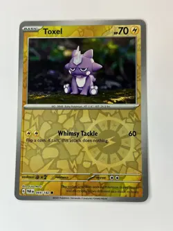 Toxel Reverse Holo - 069/182 - Paradox Rift Pokemon 2023 - Image 1