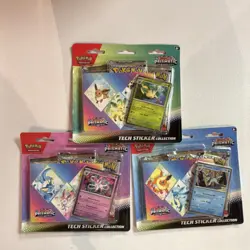 Pokemon Prismatic Evolutions Tech Sticker 3 Blisters SET OF 3 - Image 1