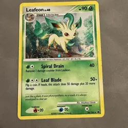 Pokemon TCG Leafeon Holo Diamond & Pearl Majestic Dawn 24/100 - Image 1