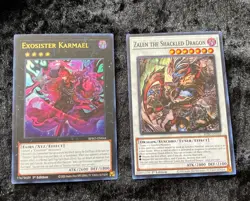 Exosister Karmael BPRO-EN044 –Yu-Gi-Oh! BURST PROTOCOL AND BPRO-EN042 Zalen NM - Image 2