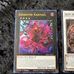 Exosister Karmael BPRO-EN044 –Yu-Gi-Oh! BURST PROTOCOL AND BPRO-EN042 Zalen NM - Image 4
