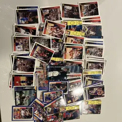 Huge Lot Of 1993 Upper Deck Vintage Basketball Cards Some Doubles 100 Plus Cards - Image 1