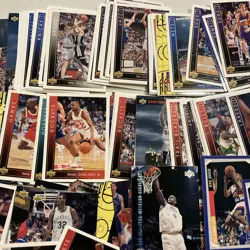 Huge Lot Of 1993 Upper Deck Vintage Basketball Cards Some Doubles 100 Plus Cards - Image 3