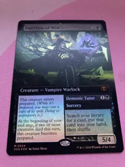 emeritus of woe secrets of strixhaven foil mtg NM - Image 2