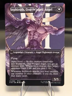 MTG Final Fantasy Sephiroth, Fabled SOLDIER Borderless Non-Foil Mythic M 0382 - Image 2