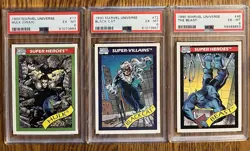 1990 Marvel Universe Impel PSA 6 LOT Hulk 17 Black Cat 72 Beast 46 New Slabs 🔥 - Image 1