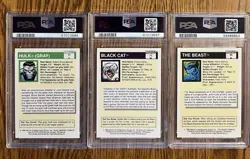 1990 Marvel Universe Impel PSA 6 LOT Hulk 17 Black Cat 72 Beast 46 New Slabs 🔥 - Image 2
