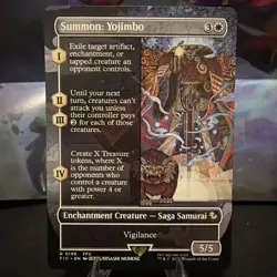 Summon: Yojimbo (Borderless Rare) R 0196 Commander: FINAL FANTASY Mtg NM - Image 1