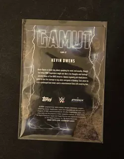 2026 Topps Chrome WWE GAMUT CASE HIT KEVIN OWENS GAM-13 SMACKDOWN - Image 2