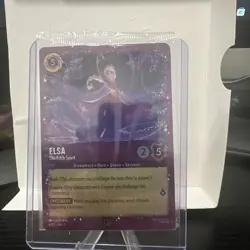 Disney Lorcana Elsa The Fifth Spirit 6/P3 Glitter Foil Sealed Promo - Image 1