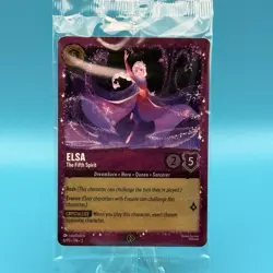 Disney Lorcana Elsa The Fifth Spirit 6/P3 [Glitter Foil] Sealed Promo Card - Image 1