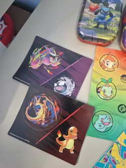 Pokemon TCG Bulk Bundle 550 Random Cards Job Lot Empty Mini Tins & Stickers #2 - Image 4