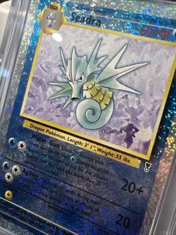 Seadra 63/110 Legendary Collection Reverse Holo Pokemon Card 2002. CGC 9.5 MINT+ - Image 3