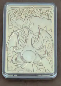 1999 Charizard Pokemon Trading Card 23K Gold Plated, Limited Edition Burger King - Image 1