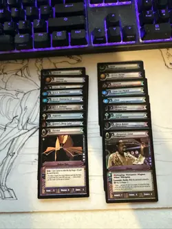 Star Trek CCG 2E 2nd Complete 10th Tenth Anniversary Collection 18 card Foil Set - Image 1