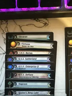 Star Trek CCG 2E 2nd Complete 10th Tenth Anniversary Collection 18 card Foil Set - Image 2