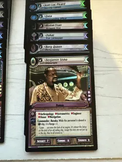 Star Trek CCG 2E 2nd Complete 10th Tenth Anniversary Collection 18 card Foil Set - Image 5