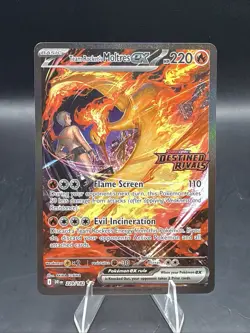 Team Rocket's Moltres ex - (Destined Rivals Stamp) 229/182 Miscellaneous Cards & - Image 1