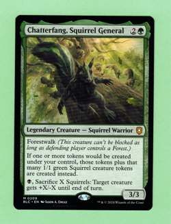 MTG - CHATTERFANG, SQUIRREL GENERAL M 0209 BLC 2024 - Image 1